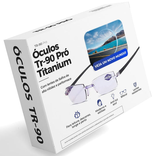 Óculos TR90 Pro Titanium - Inteligente Adaptável
